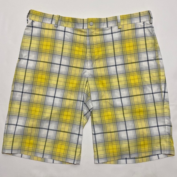 Nike Shorts Nike Golf Drifit Mens Plaid Shorts Waist Size 38 Poshmark